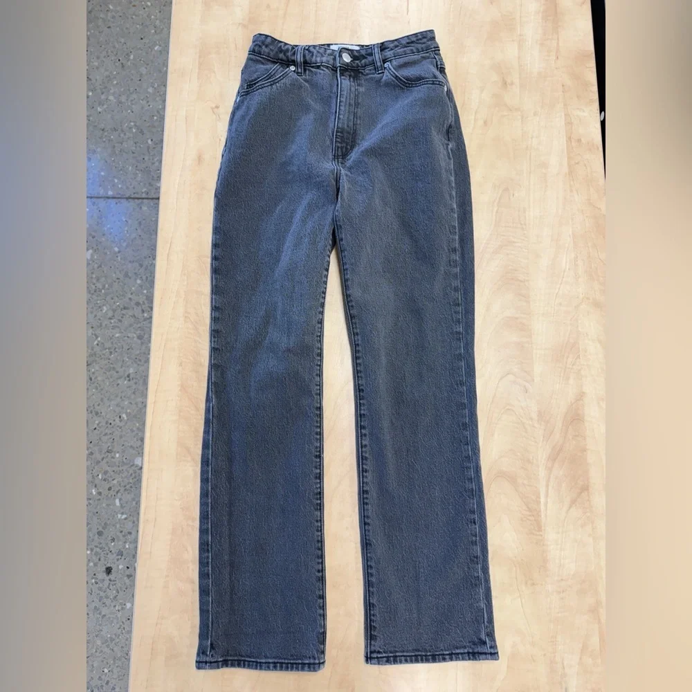 Rolla's Original High Rise Straight Jean - Black 27
